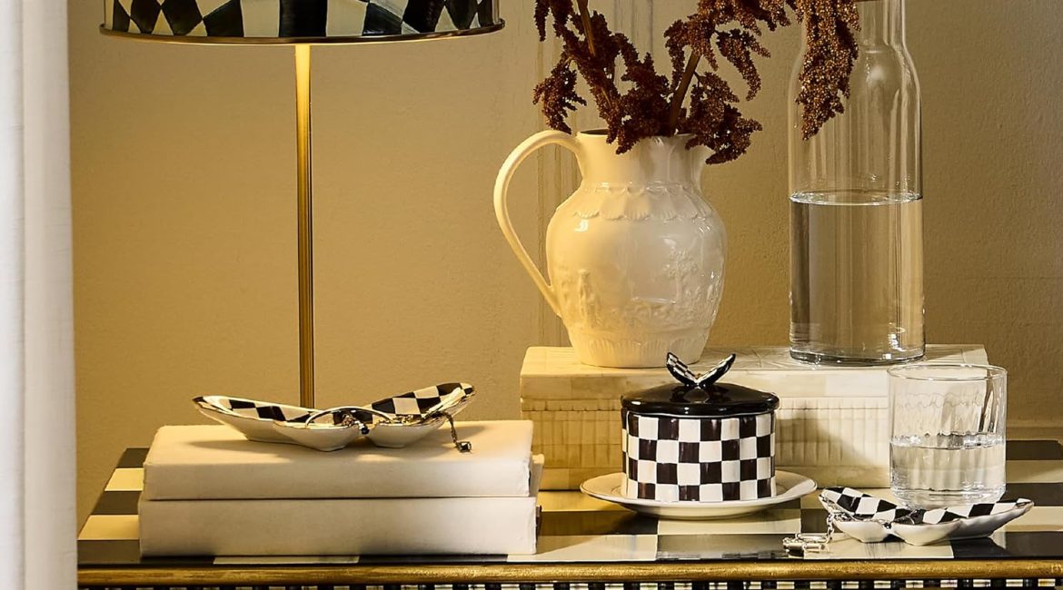 No one else will have this lamp. Brass, black and white meets whimsy. No one else will have this lamp. Brass, black and white meets whimsy.