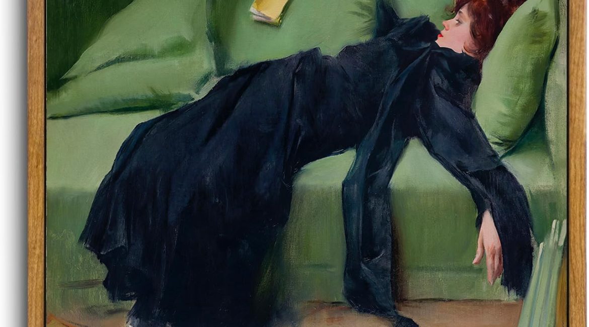 Above the couch, in the bedroom. Add this calm.